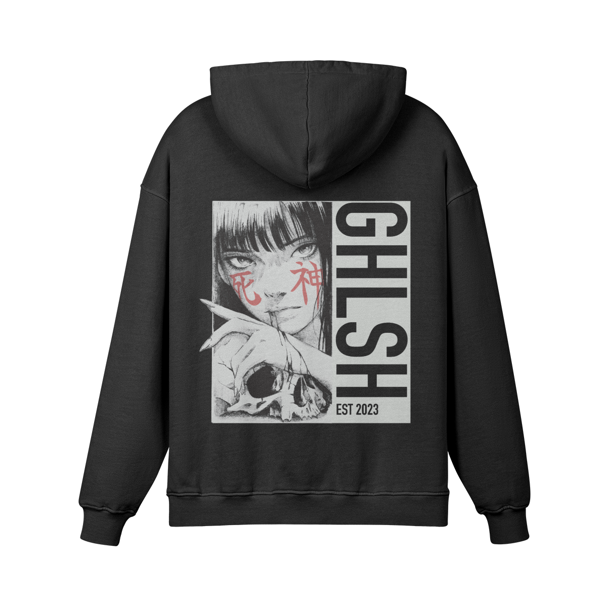SHINIGAMI EMBROIDERY HOODIE